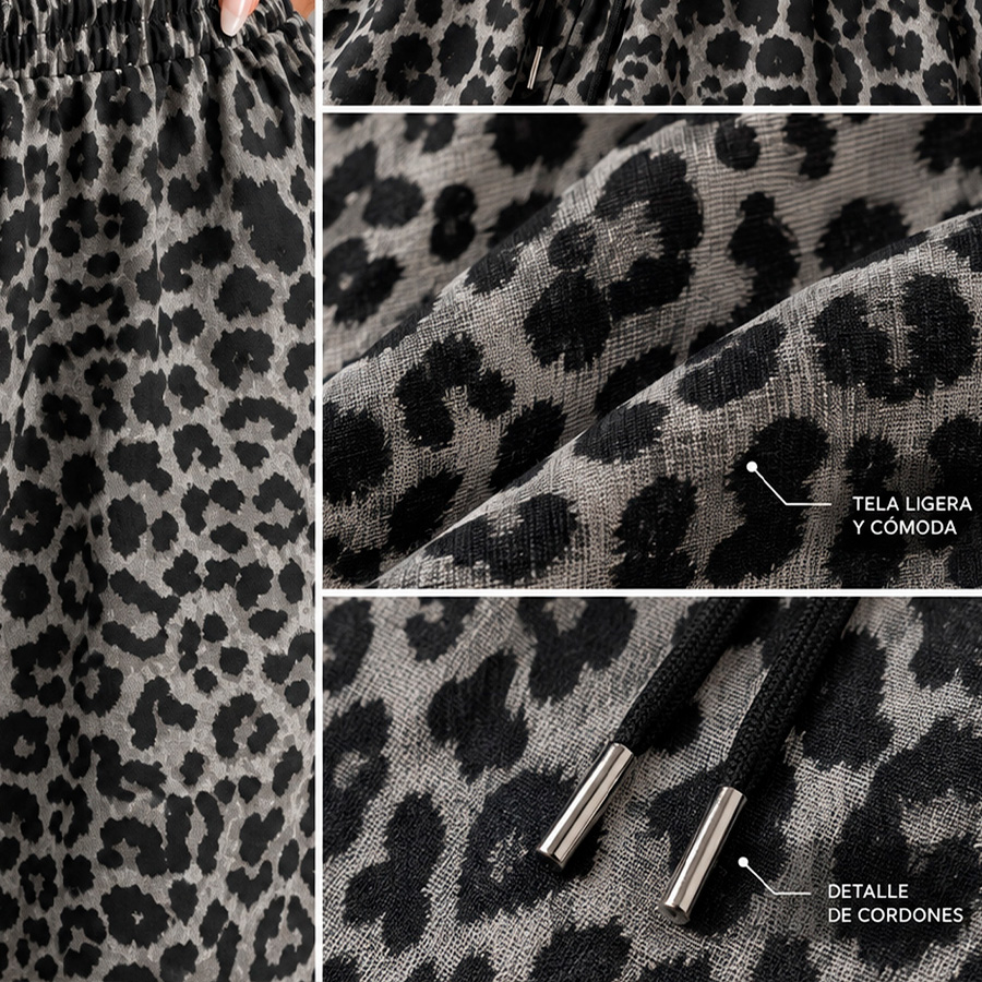 AD2651 Pantalón estampado Animal Print 15910